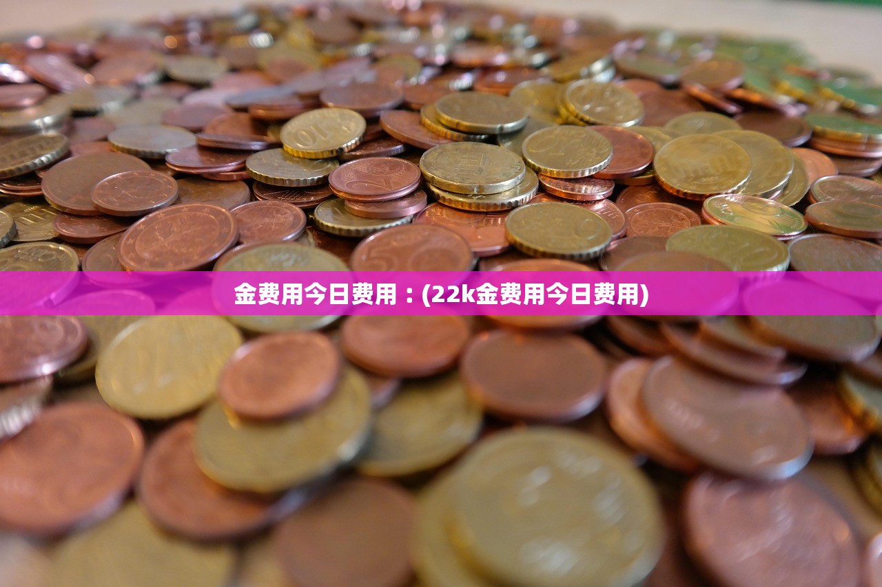 金费用今日费用︰(22k金费用今日费用)